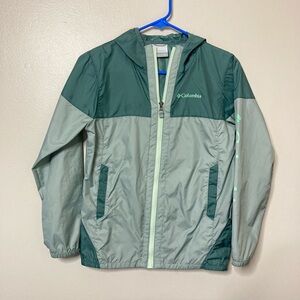 Columbia Windbreaker Jacket Kids Size M 10/12